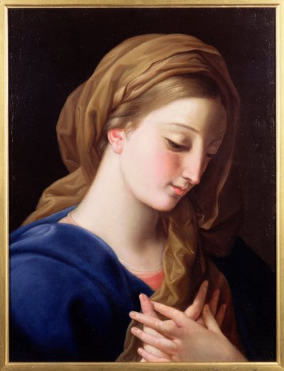 The Virgin Annunciate by Pompeo Girolamo Batoni